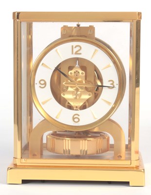 Lot 570 - A JAEGER-LECOULTRE ATMOS CLOCK with a gilt...