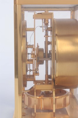 Lot 570 - A JAEGER-LECOULTRE ATMOS CLOCK with a gilt...